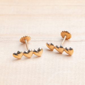 ARO TRES CORAZONES 18K